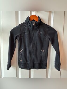 🏎️ Puma x Scuderia‎ Ferrari Girls Track Jacket — Size 6 — Black 🖤